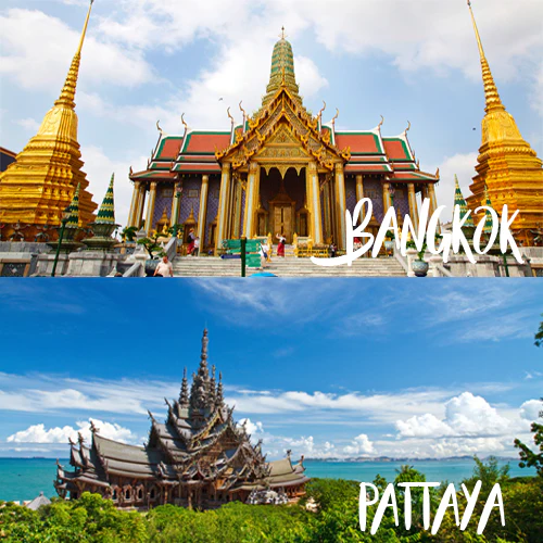 3N pattaya + 1N bangkok tour package (3 ★ Hotel )