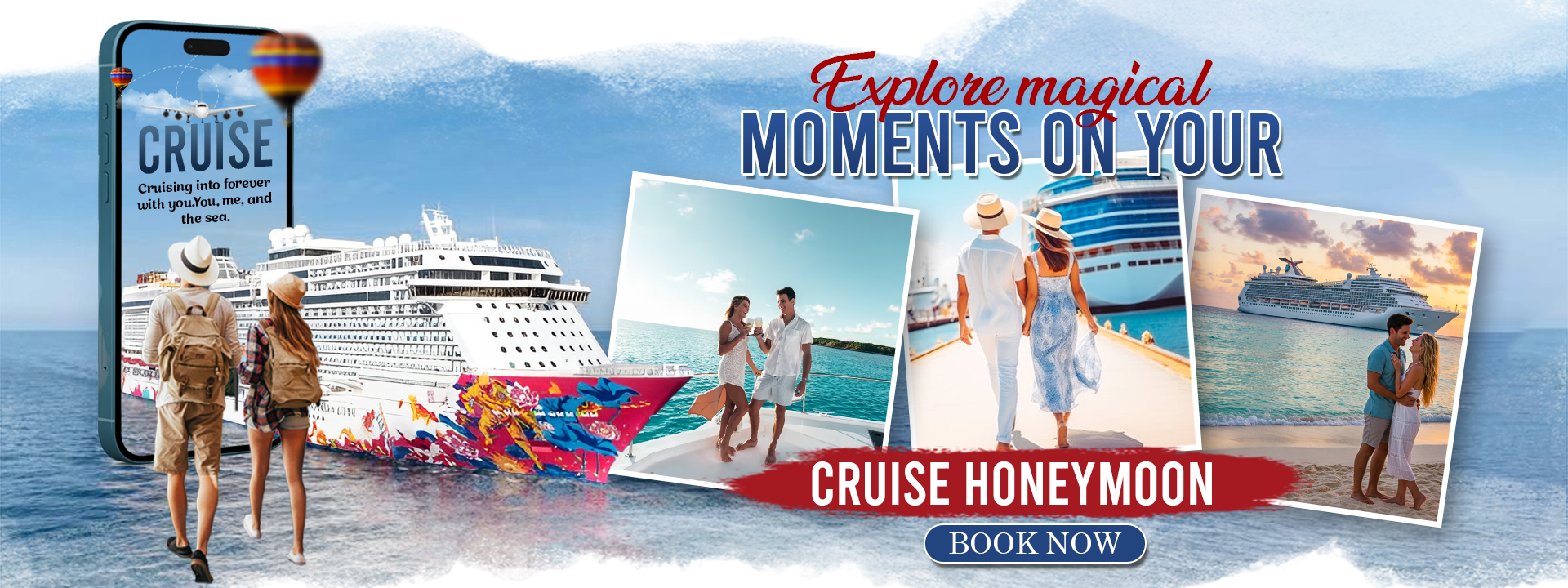 cruise honeymoon banner